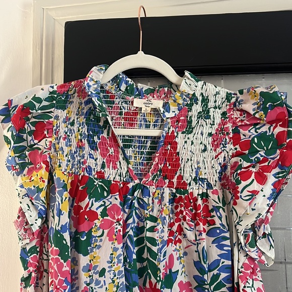 Entro Floral smocked shirt - Picture 7 of 7